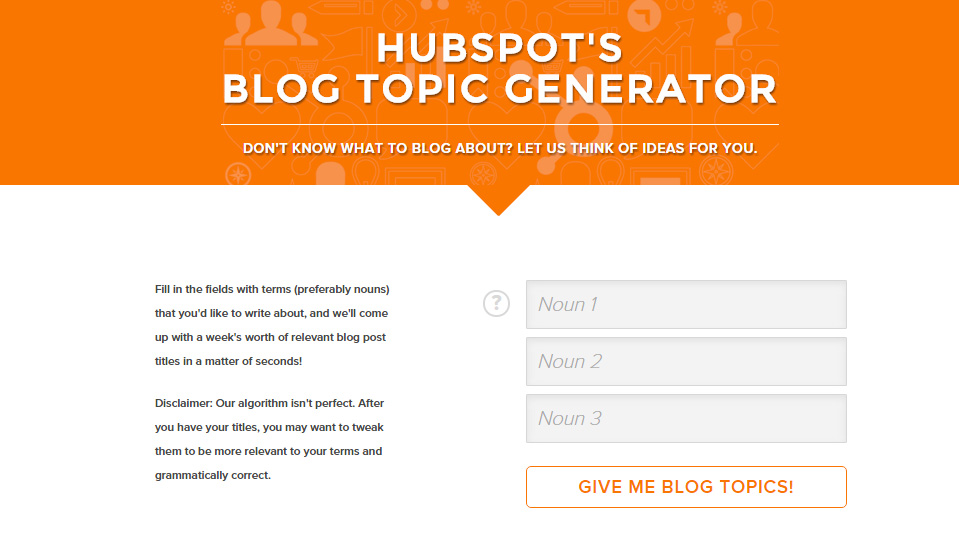 HubSpot's-Blog-Topic-Generato