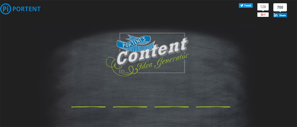 Portent-content-idea-generator