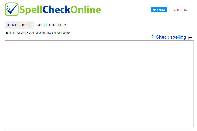 Spellcheckonline