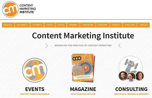 content-marketing-institute-website