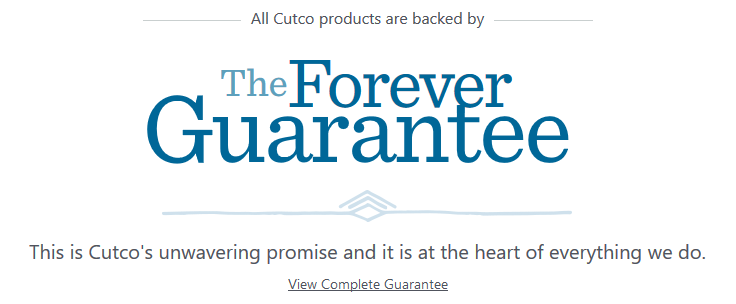 Cutco-forever-guarantee