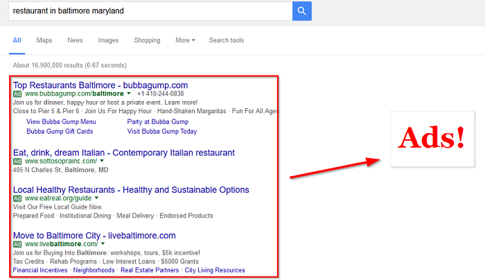 Google-is-filling-it-results-with-ads