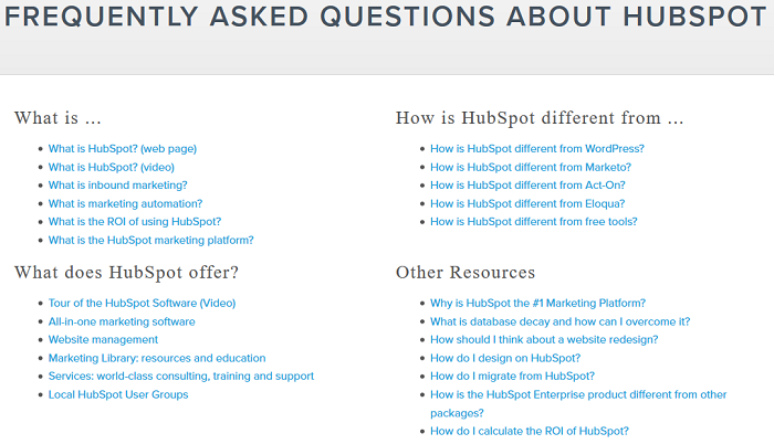 hubspot-faq-page-addresses-objections