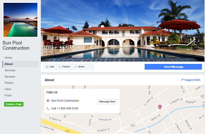 pool-building-company-based-in-California-has-a-facebook-page