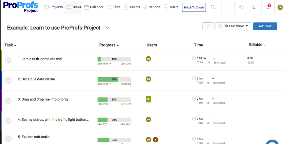 Best Task Management Tools-ProProfs