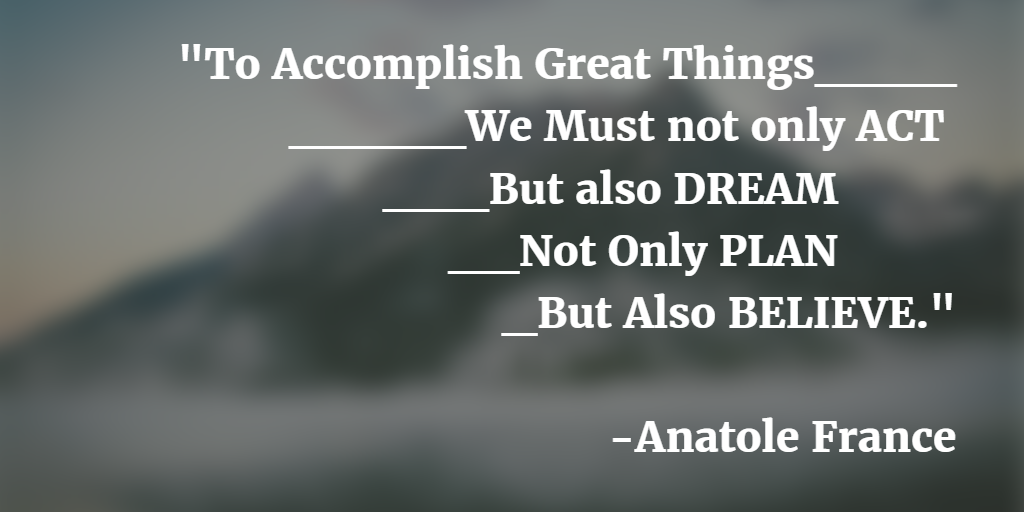 To Accomplish